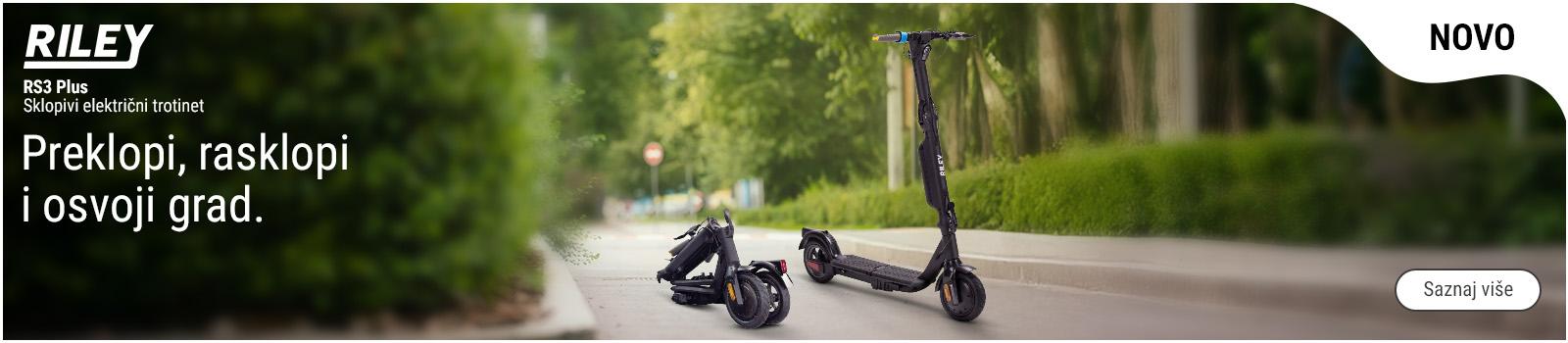 RILEY RS3 Plus električni trotinet- novo u Gigatronu