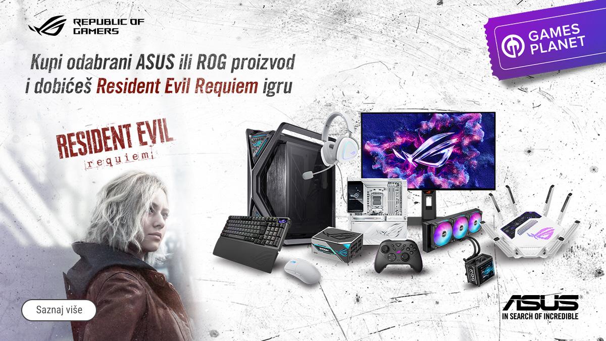 Uz ASUS i ROG dobijaš poklon-kod za Resident Evil Requiem