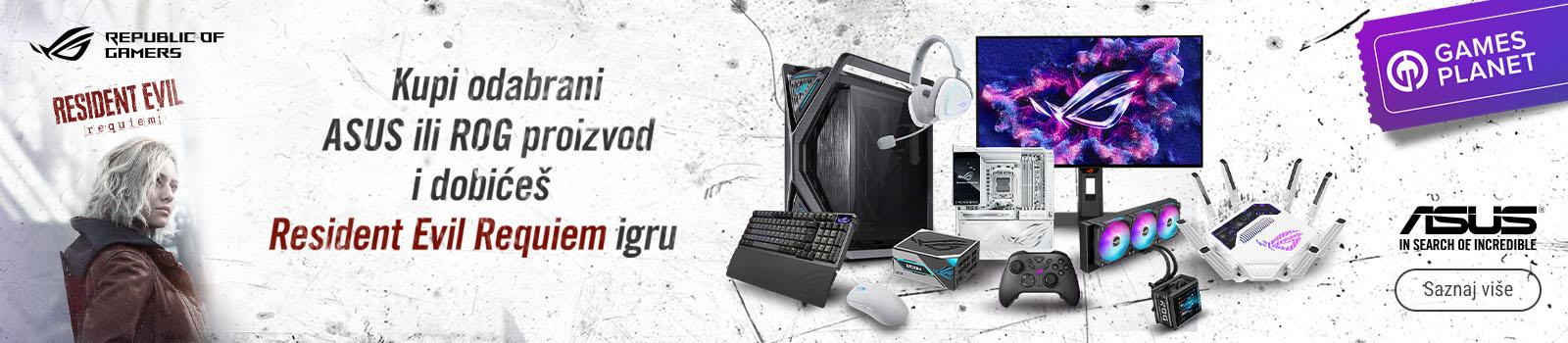 Uz ASUS i ROG dobijaš poklon-kod za Resident Evil Requiem