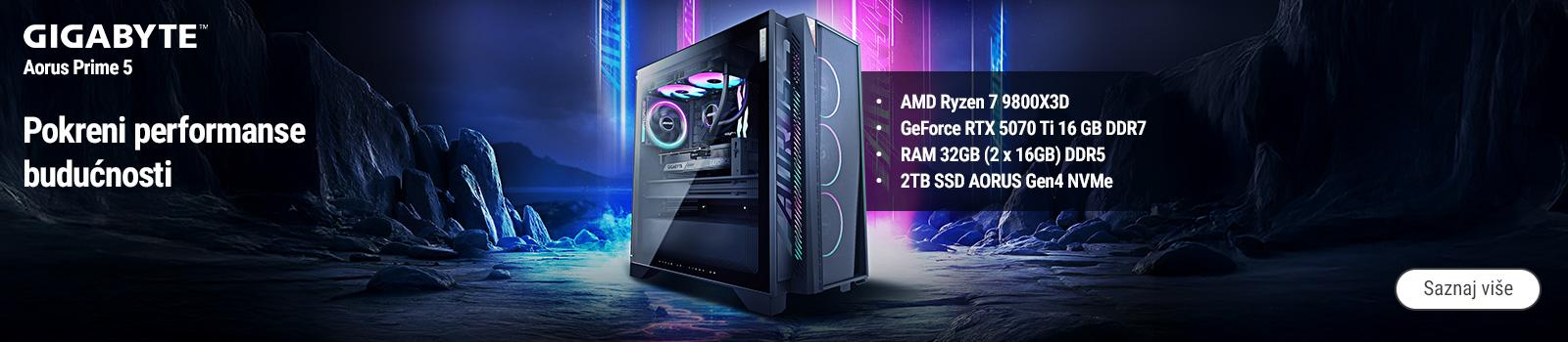 GIGABYTE AORUS Prime 5 – moćni desktop gejming računar za dominaciju